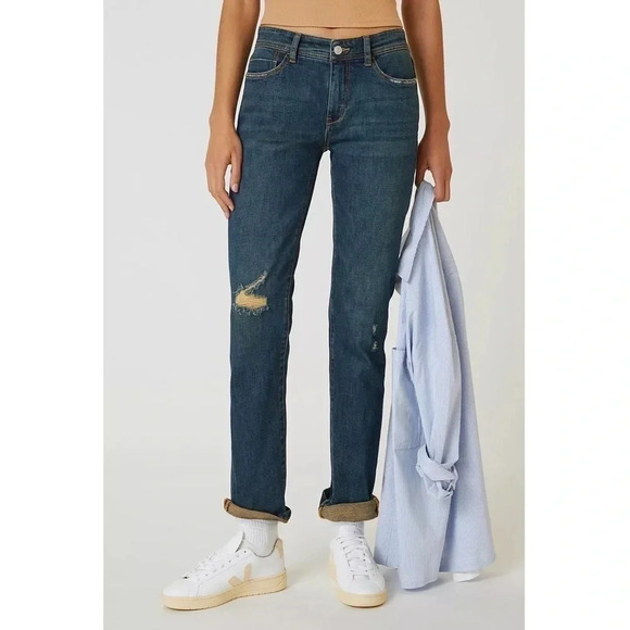 NWT ANTHROPOLOGIE | PILCRO THE SLIM BOYFRIEND JEANS - Picture 7 of 16